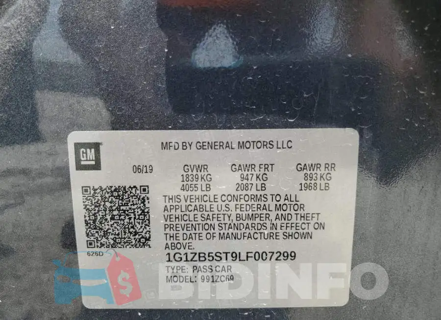 1G1ZB5ST9LF007299 Photo# 12