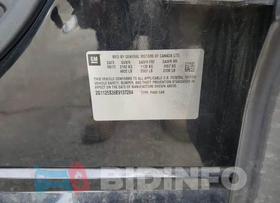 2G1125S39E9137284 Photo# 12