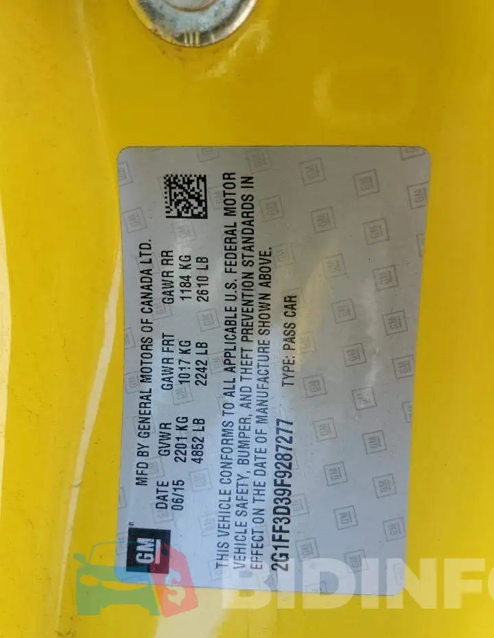 2G1FF3D39F9287277 Photo# 12