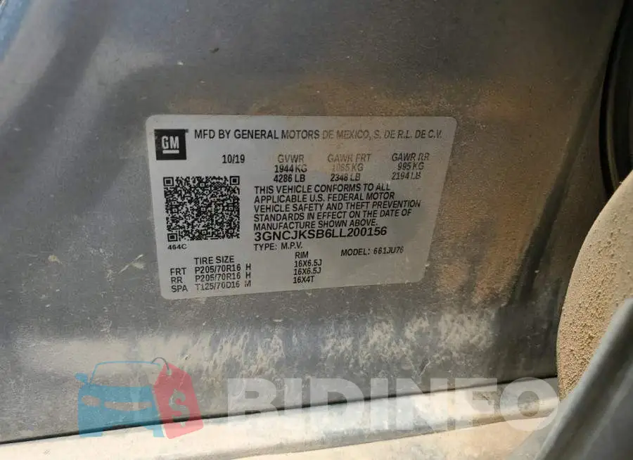 3GNCJKSB6LL200156 Photo# 12