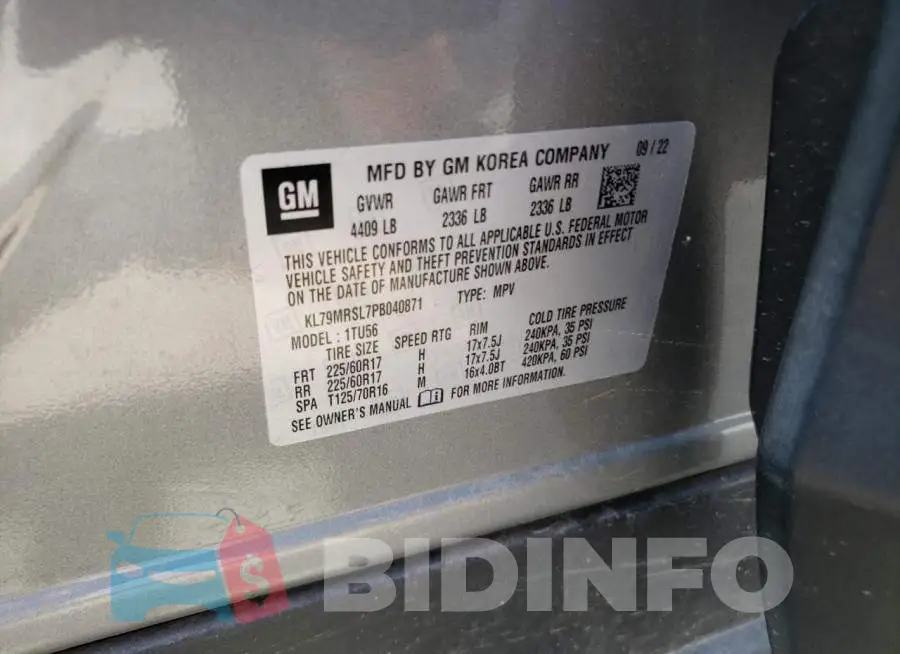 KL79MRSL7PB040871 Photo# 13