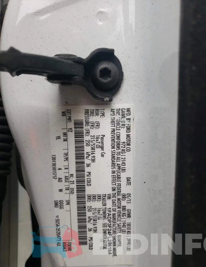 1FADP3F24FL298184 Photo# 12