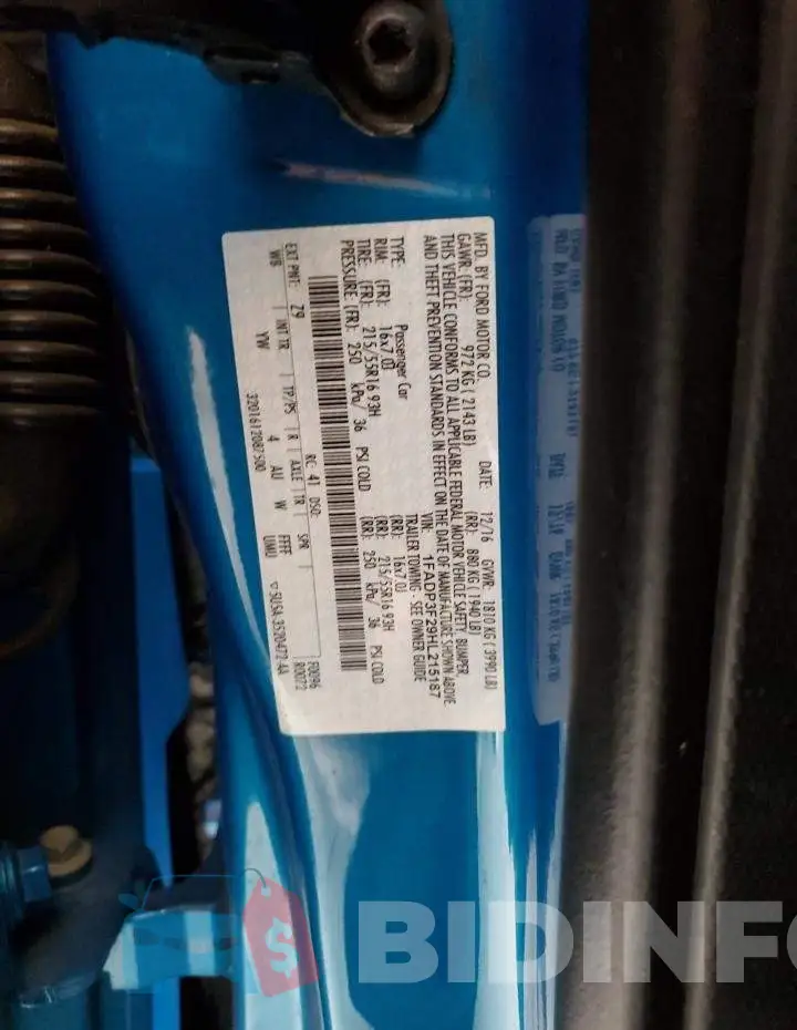 1FADP3F29HL215187 Photo# 12
