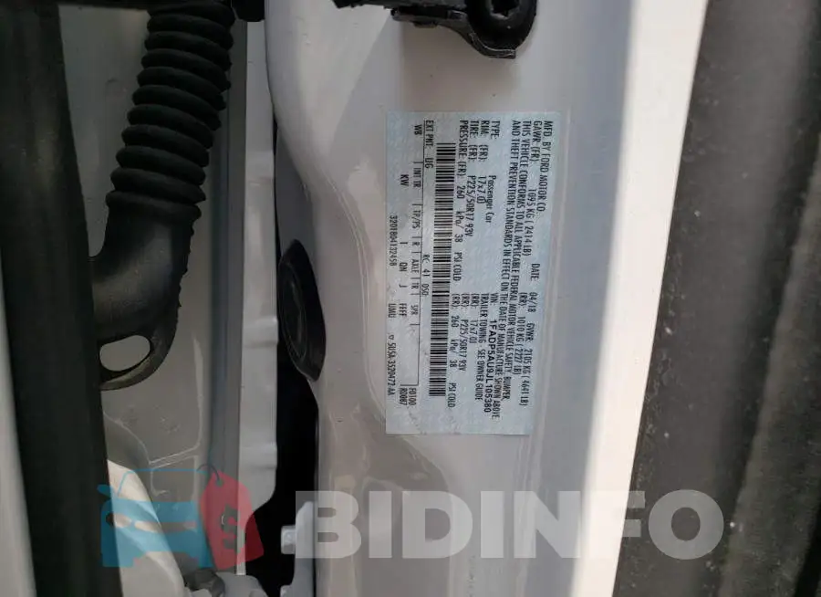 1FADP5AU9JL105380 Photo# 12