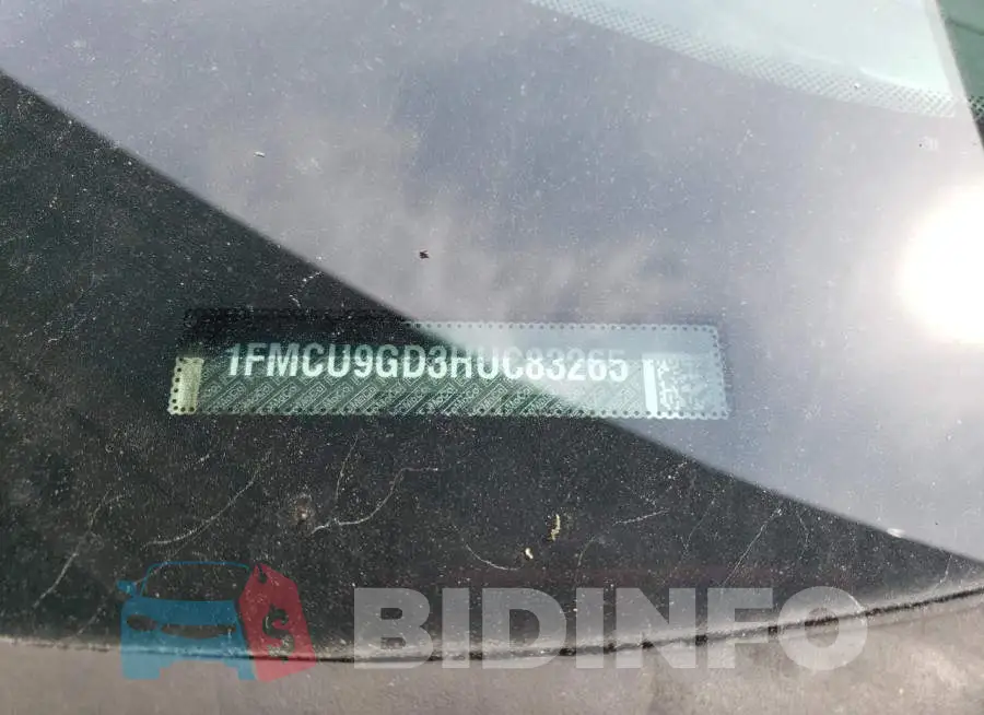 1FMCU9GD3HUC83265 Photo# 14