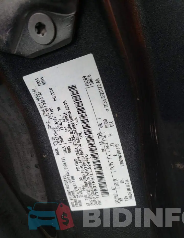 1FTER1FH1LLA24566 Photo# 12