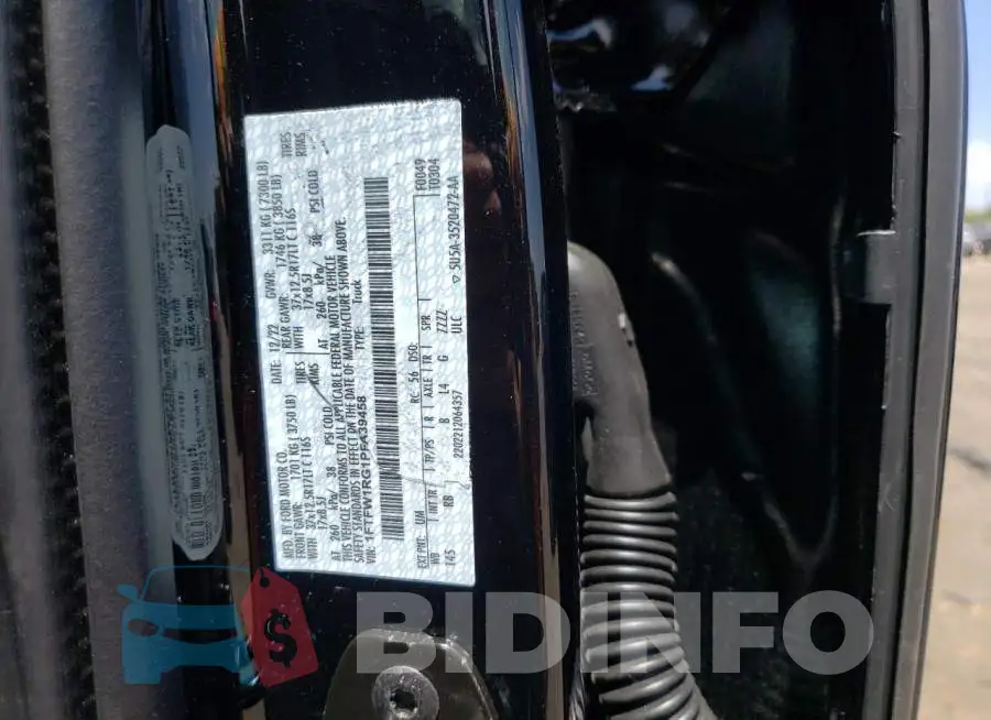 1FTFW1RG1PFA39458 Photo# 12