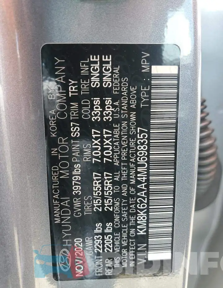 KM8K62AA4MU698357 Photo# 14