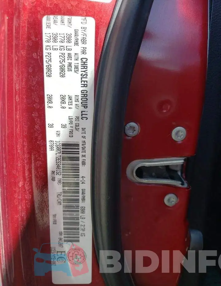 1C6RR7LT2ES340152 Photo# 12