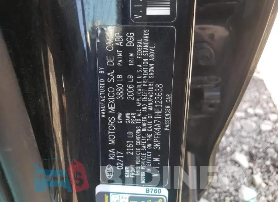 3KPFK4A71HE123638 Photo# 13