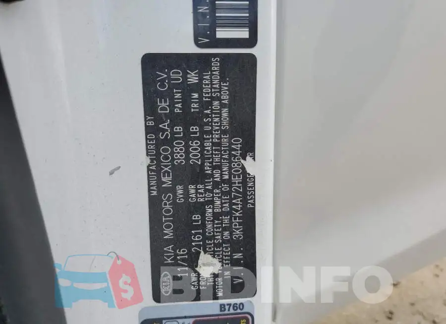 3KPFK4A72HE086440 Photo# 13