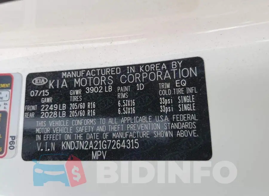 KNDJN2A21G7264315 Photo# 13
