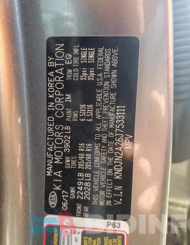 KNDJN2A26J7533111 Photo# 13