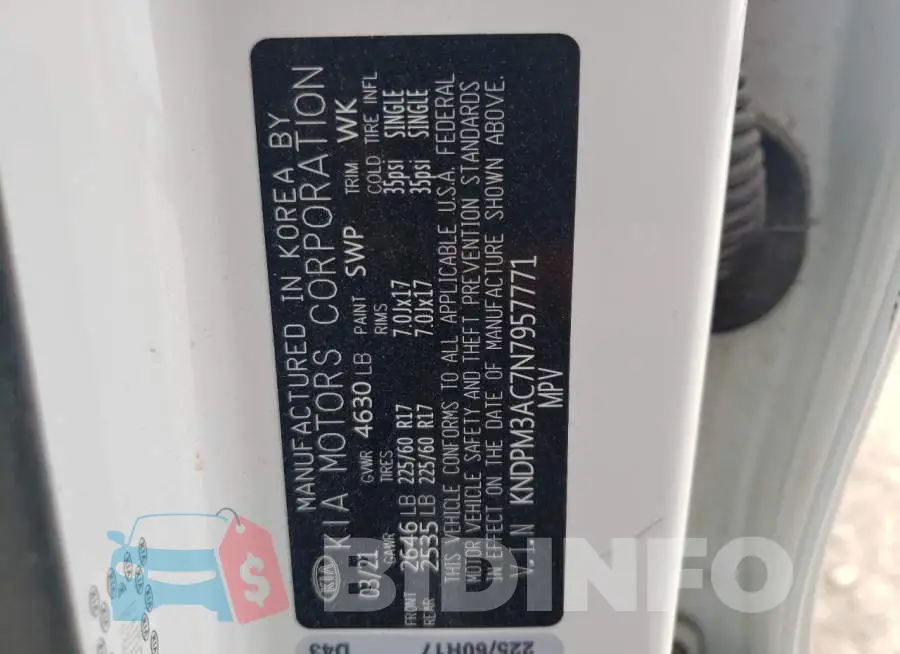KNDPM3AC7N7957771 Photo# 12