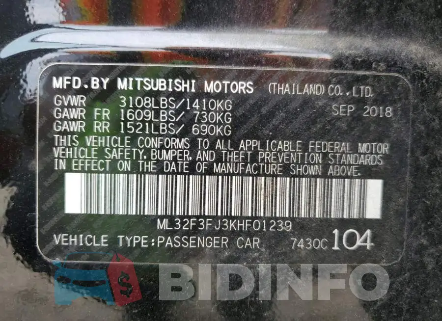 ML32F3FJ3KHF01239 Photo# 13