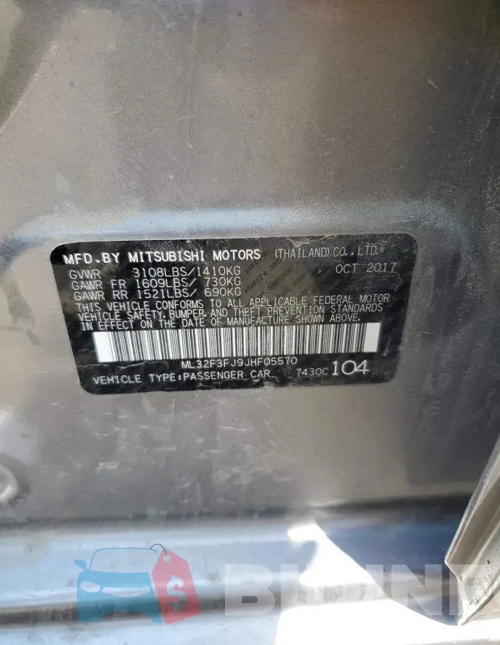 ML32F3FJ9JHF05570 Photo# 12
