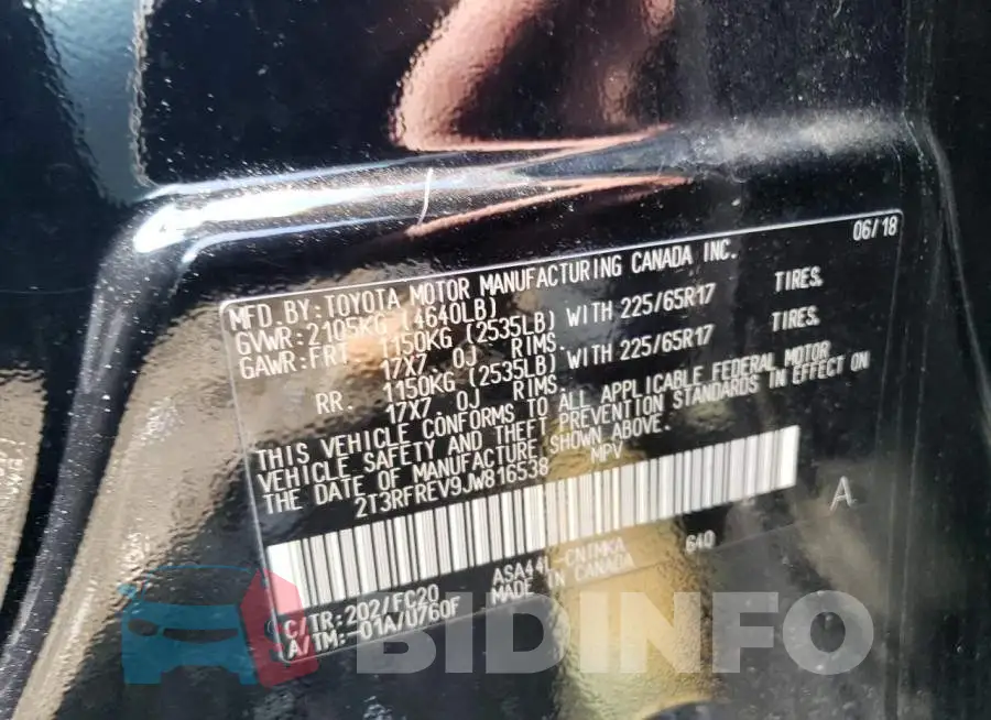 2T3RFREV9JW816538 Photo# 13