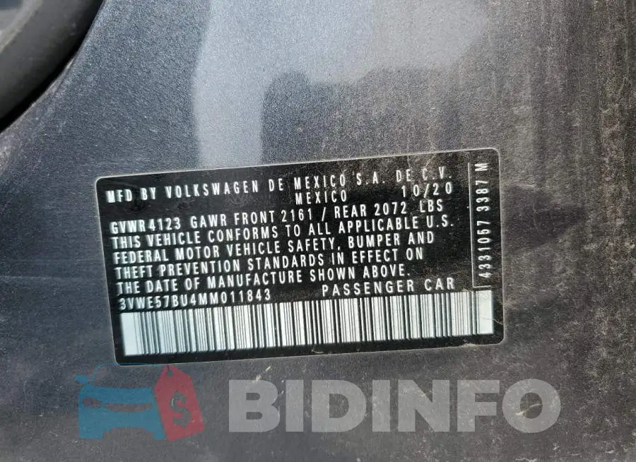 3VWE57BU4MM011843 Photo# 12