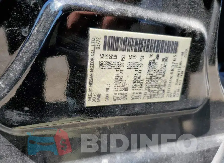 5N1BT3BA4NC683765 Photo# 13