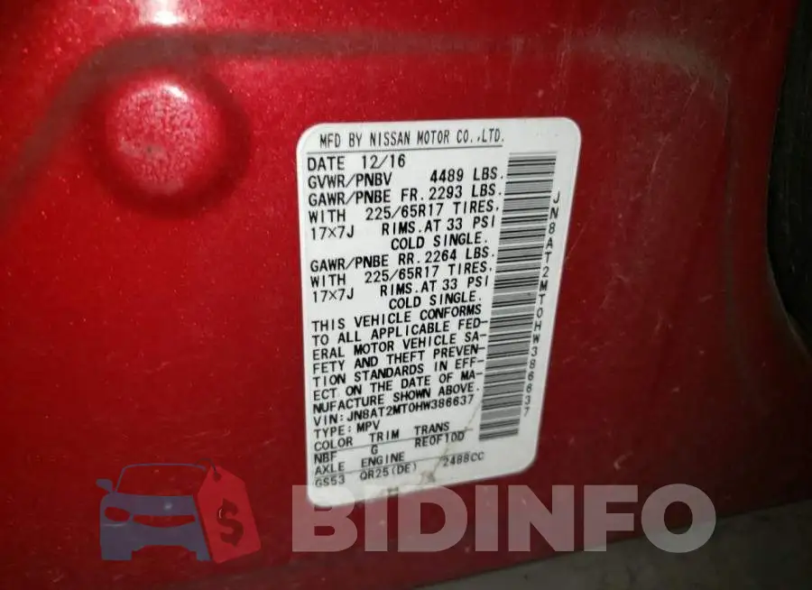 JN8AT2MT0HW386637 Photo# 12