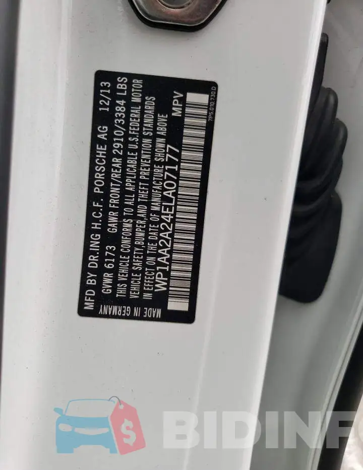WP1AA2A24ELA07177 Photo# 13