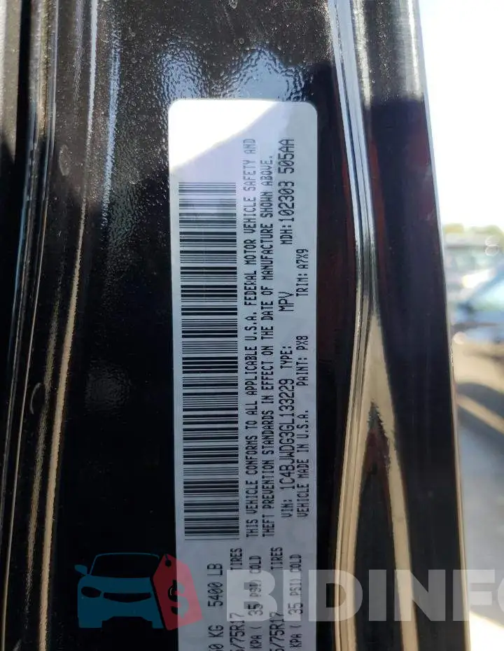 1C4BJWDG3GL133229 Photo# 13