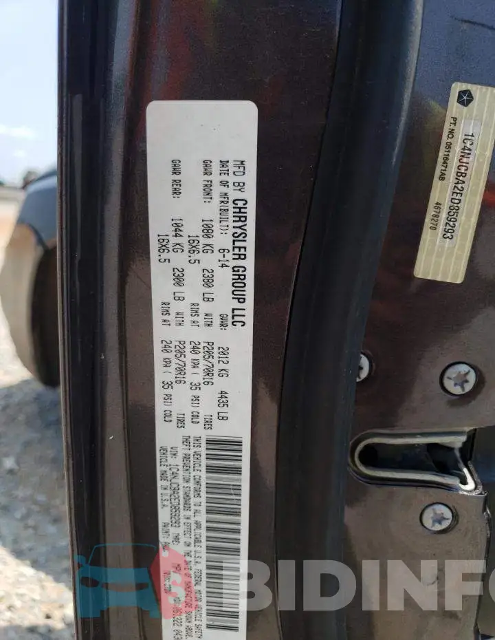 1C4NJCBA2ED859293 Photo# 12