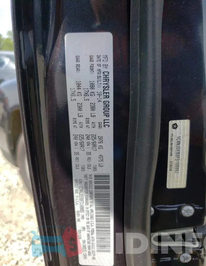 1C4NJDEB8FD109893 Photo# 12