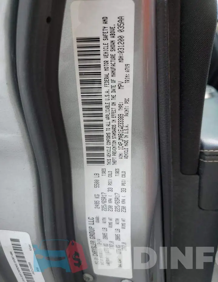 1C4PJMAB1EW233389 Photo# 13