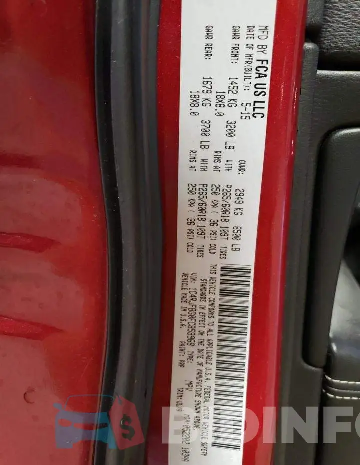 1C4RJFBG0FC859968 Photo# 14