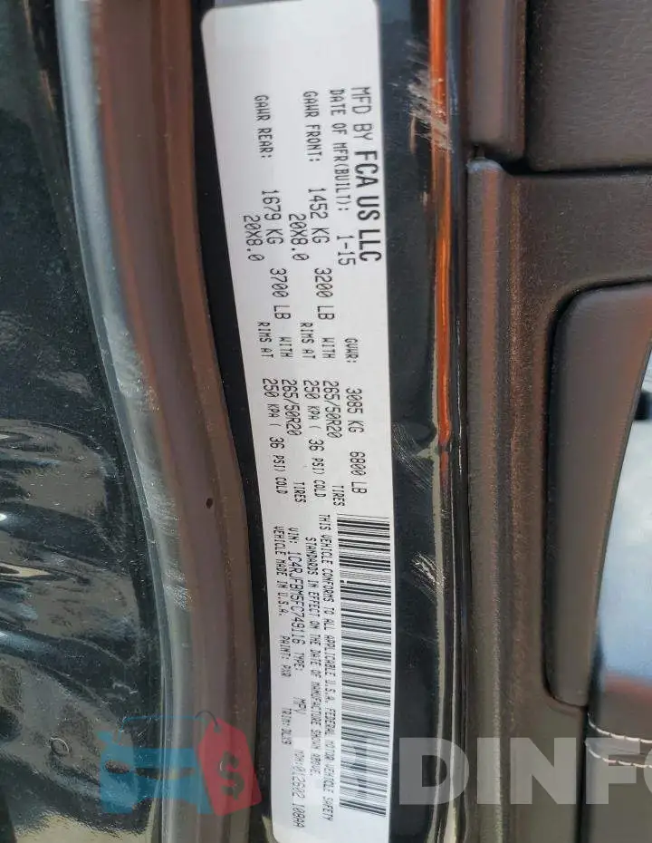 1C4RJFBM5FC749116 Photo# 12