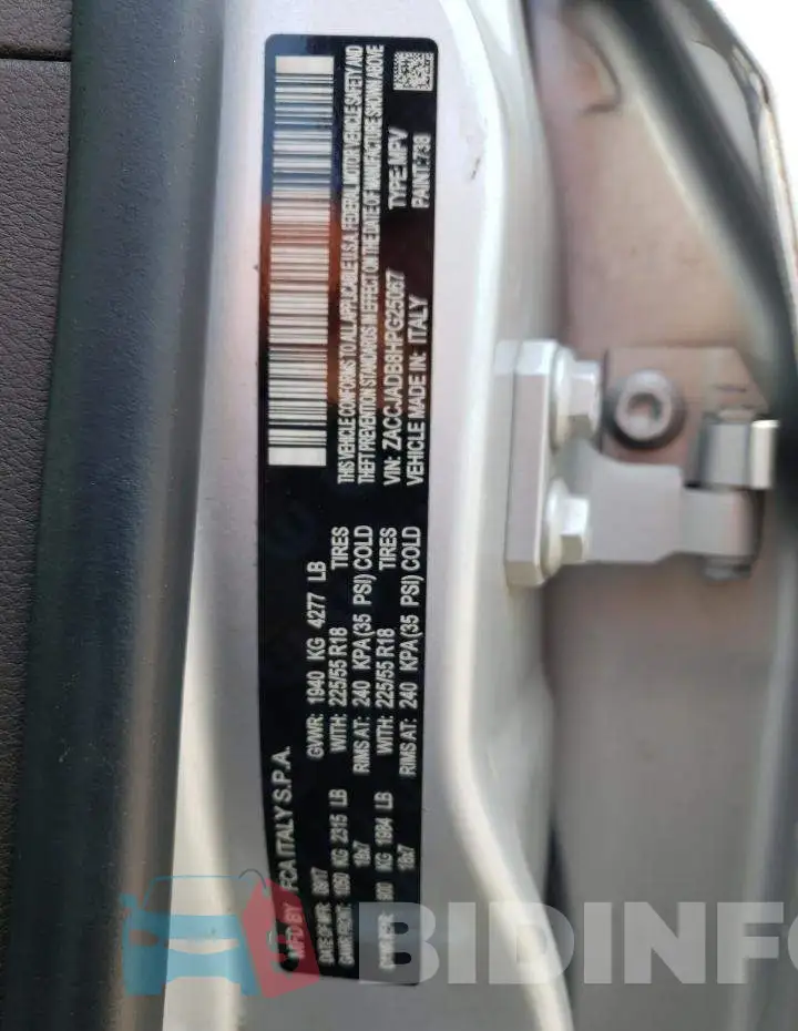 ZACCJADB8HPG25067 Photo# 13