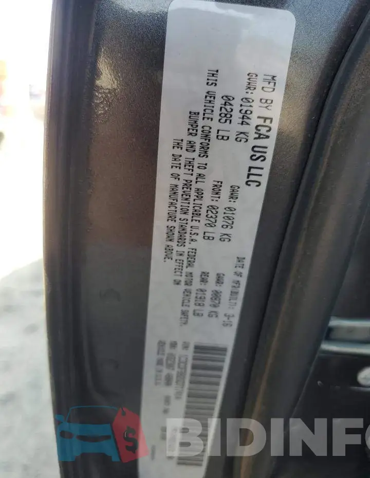 1C3CDFBB2GD717414 Photo# 12