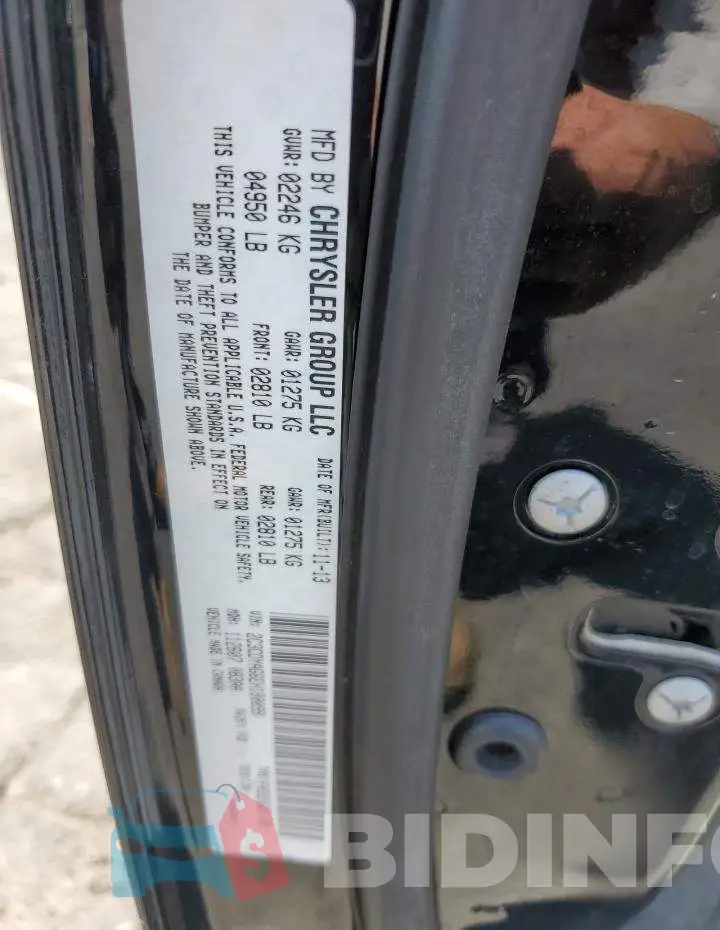 2C3CDYAG6EH180099 Photo# 12