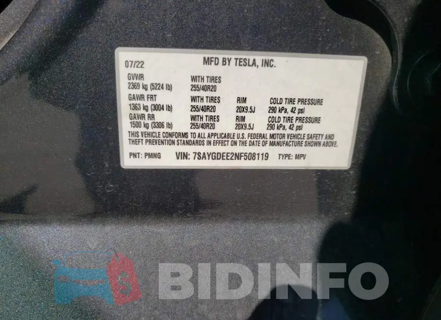 7SAYGDEE2NF508119 Photo# 12