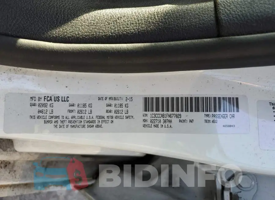 1C3CCCAB1FN677029 Photo# 12