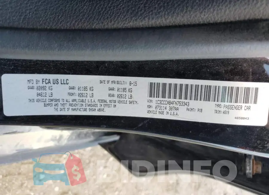 1C3CCCAB4FN753343 Photo# 12