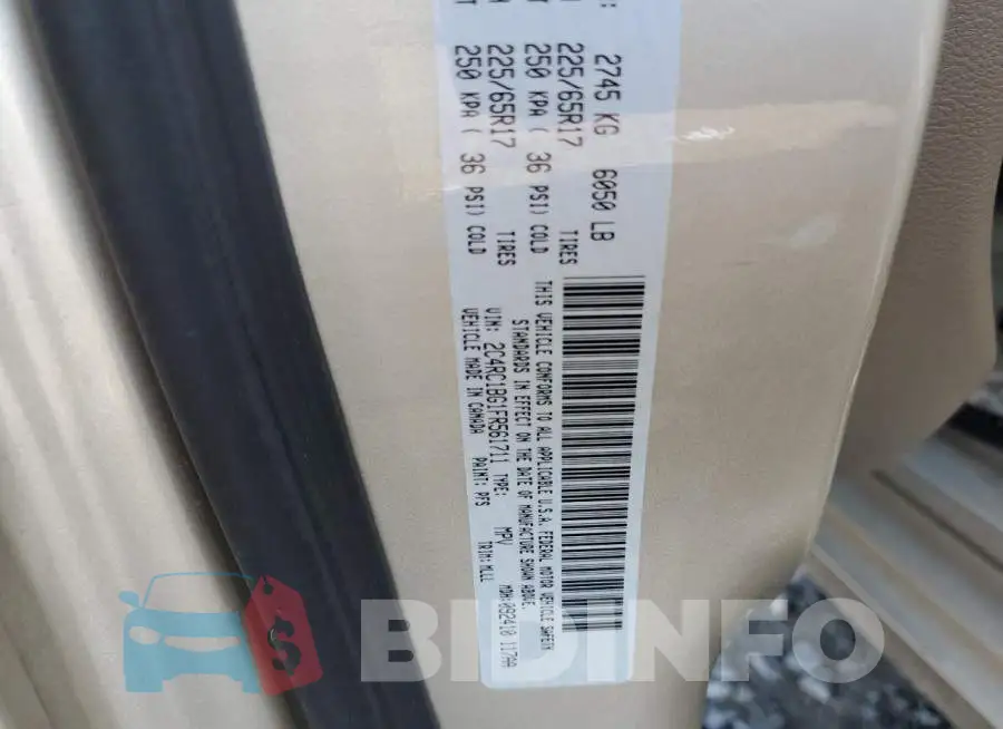 2C4RC1BG1FR561711 Photo# 12