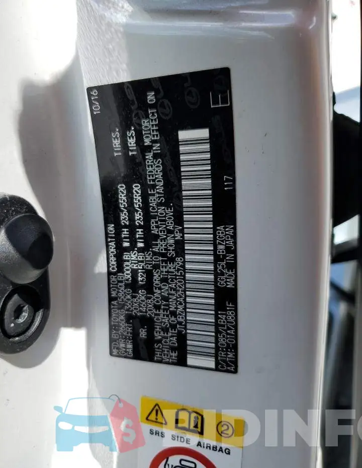 JTJBZMCA2H2015798 Photo# 13