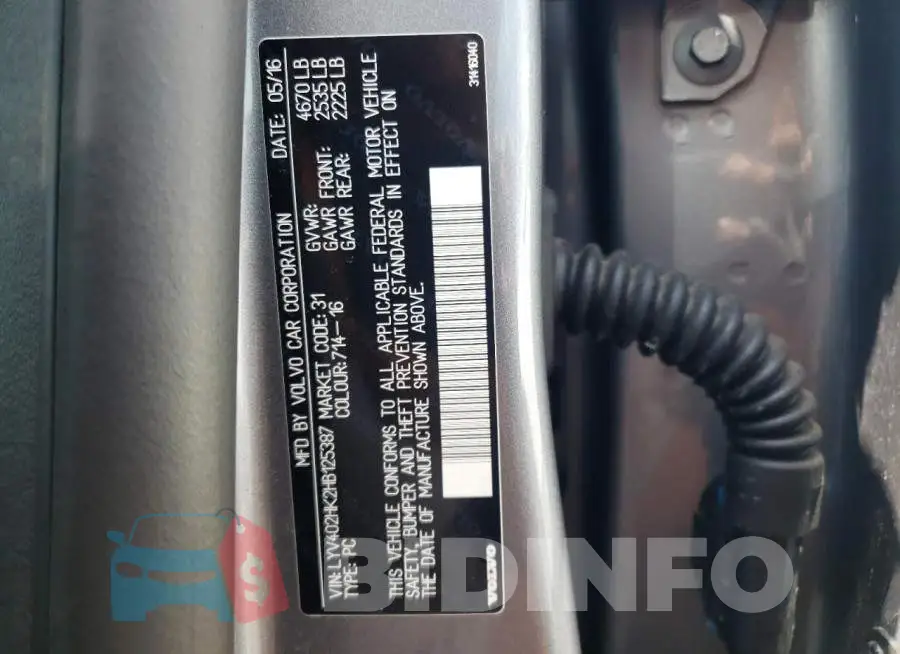 LYV402HK2HB125387 Photo# 13