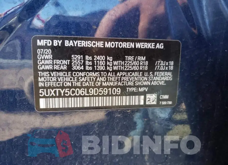 5UXTY5C06L9D59109 Photo# 13