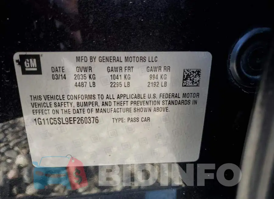 1G11C5SL9EF260376 Photo# 12