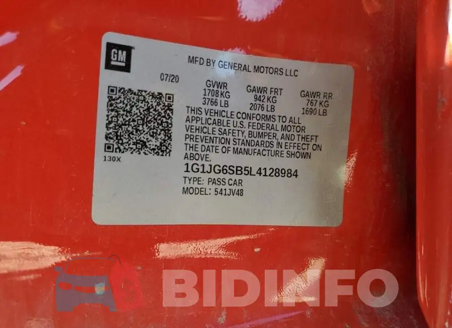 1G1JG6SB5L4128984 Photo# 12