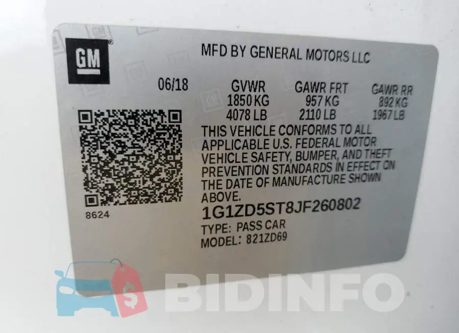 1G1ZD5ST8JF260802 Photo# 12