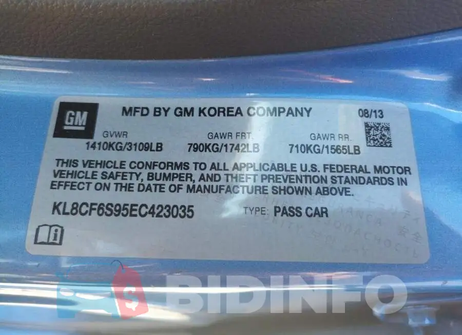KL8CF6S95EC423035 Photo# 12