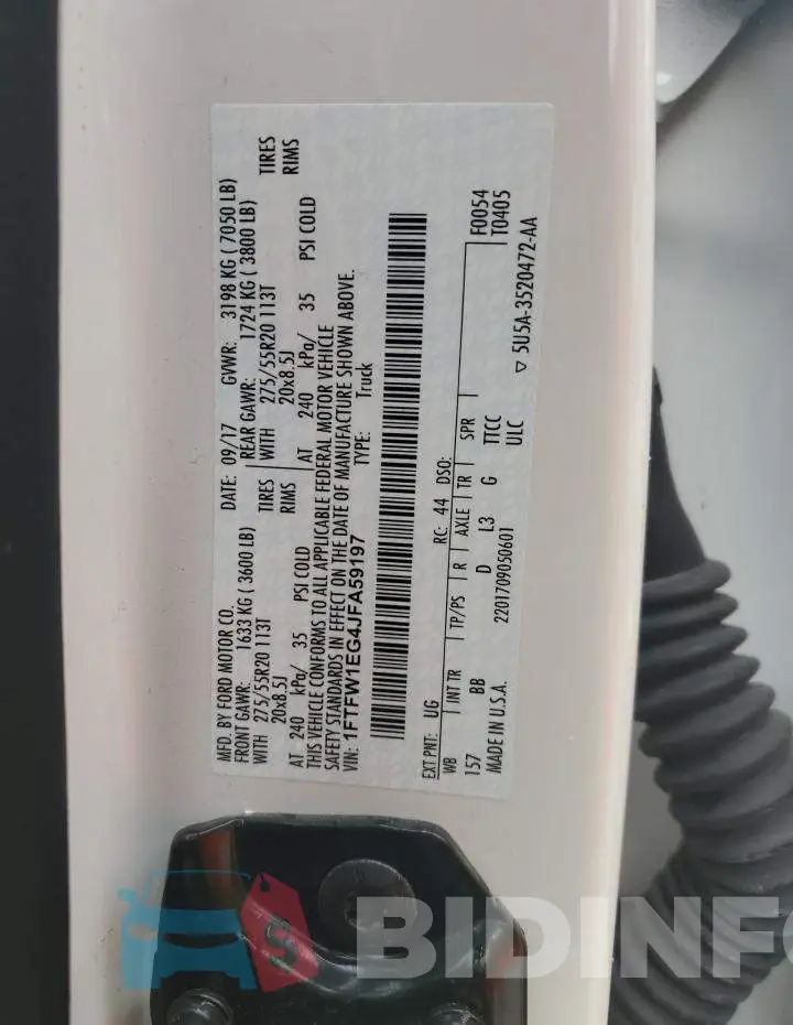 1FTFW1EG4JFA59197 Photo# 12