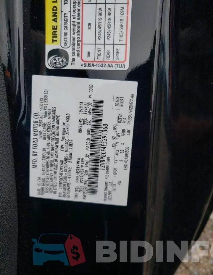 1ZVBP8CF4E5291368 Photo# 12
