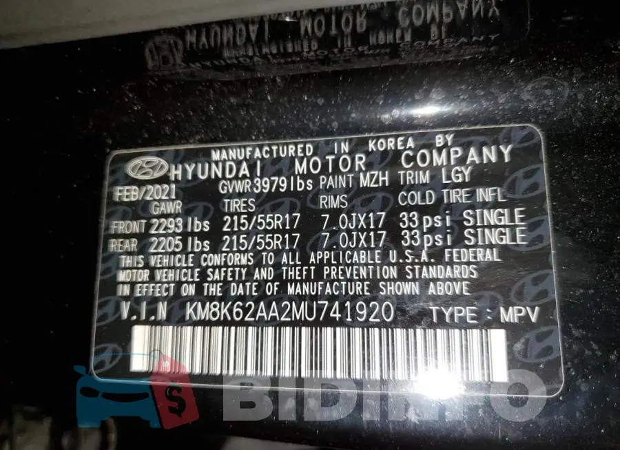 KM8K62AA2MU741920 Photo# 13