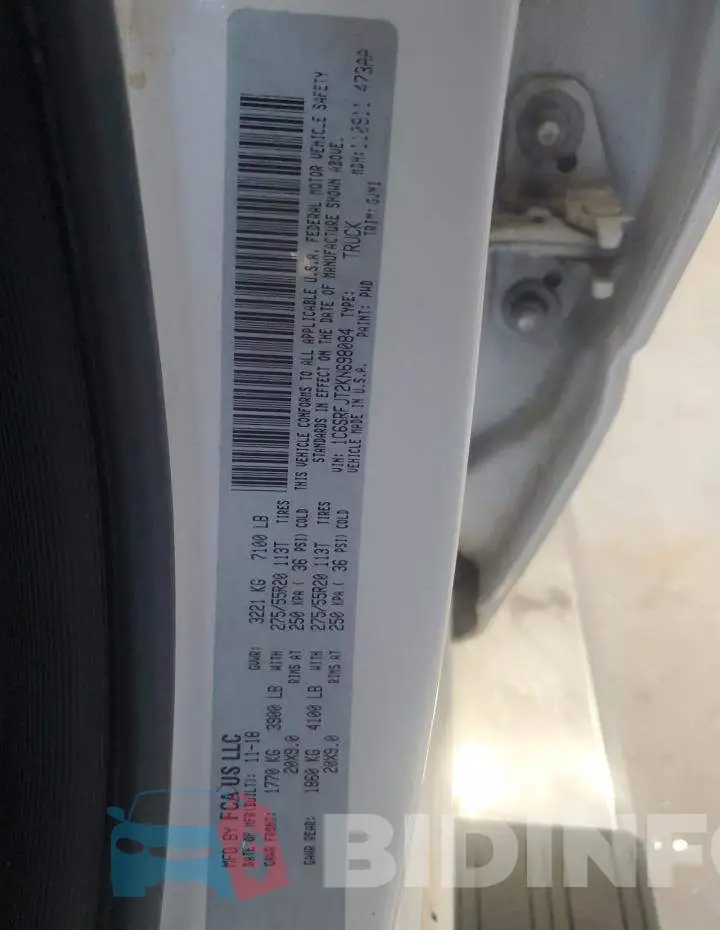 1C6SRFJT2KN698084 Photo# 12