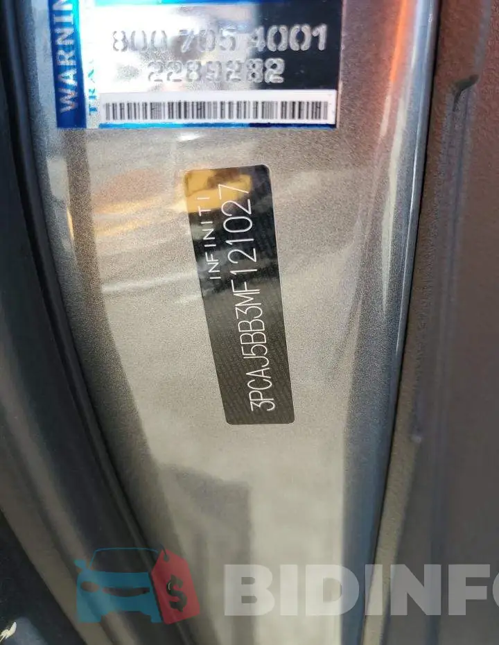 3PCAJ5BB3MF121027 Photo# 13